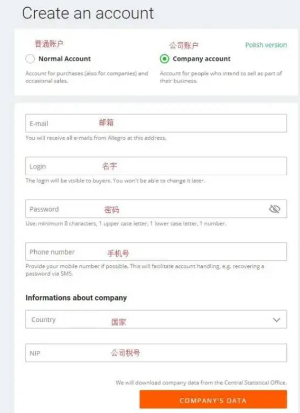 allegro中国卖家入驻需要什么资料？附详细的Allegro开店教程