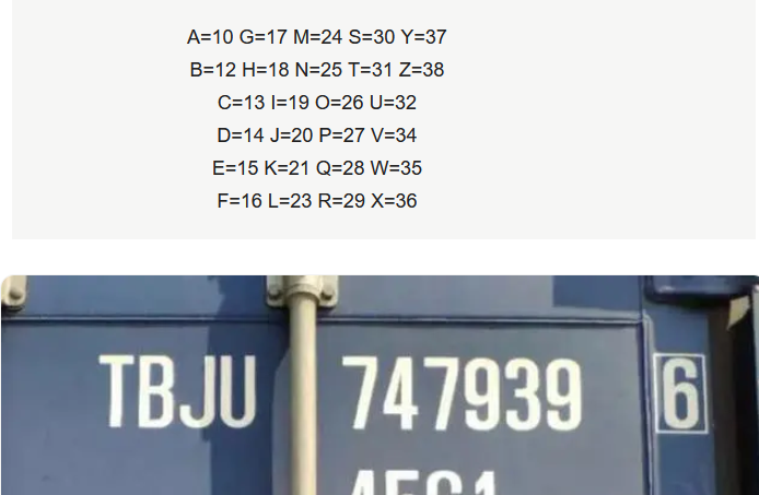 集装箱封条号码一般是什么样的？集装箱上的编号与数字含义