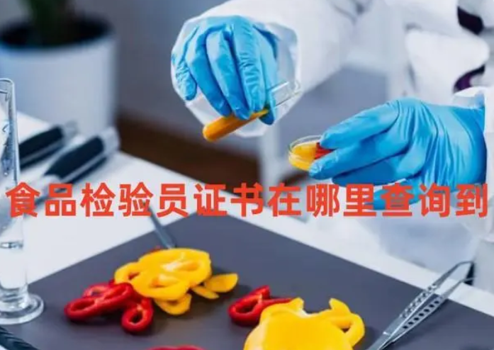 食品检验员证书在哪里查询到？食品检验员证书官网可以查吗？