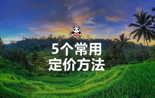 产品定价的方法有哪些？常用的5个定价方法