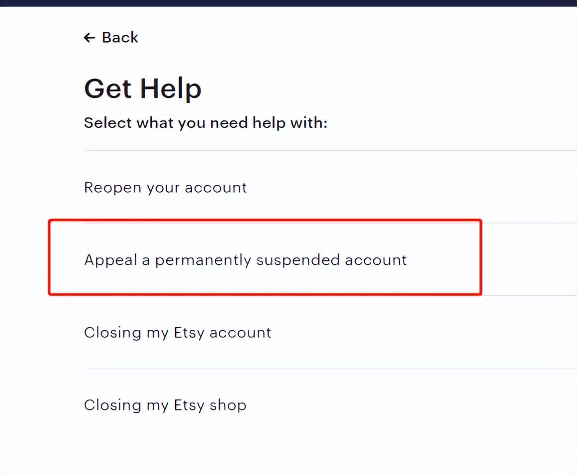 如何申诉Etsy店铺？